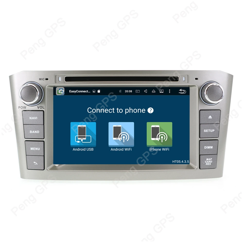 2 Din Android 9,0 Восьмиядерный автомобильный радиоприемник для Toyota Avensis 2002-2008 gps навигация CD DVD плеер wifi Bluetooth головное устройство