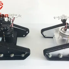 Цистерны с 6 dof рука робота и резервуар для шасси автомобиля двигатель с высоким крутящим моментом, металлическая конструкция, металлический механический захват, E-Робот WALL вентиляторы