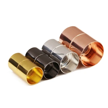

200PCS Gold Color Magnetic Clasps Fit 3-15 mm Leather Cord Bracelet Connectors For DIY Jewelry Making