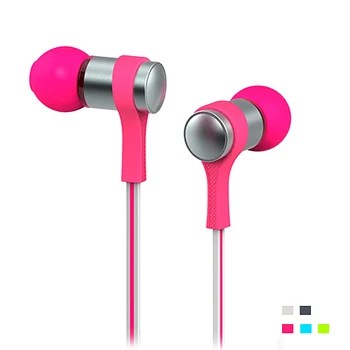 Wallytech WEA-118 earphone silver + pink