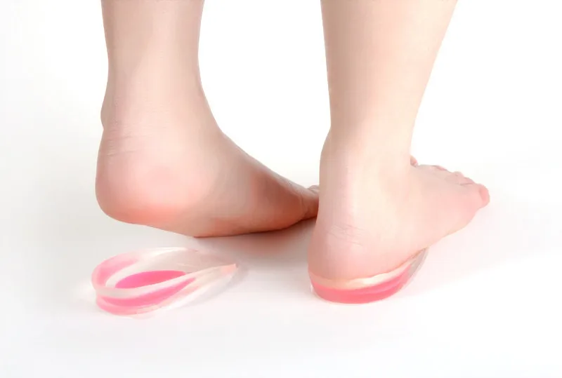 1 пара, мужские и женские силиконовые гелевые стельки для подпяток, стельки, облегчающие боль в ногах, поддерживающие стельки для обуви, вставки на высоком каблуке