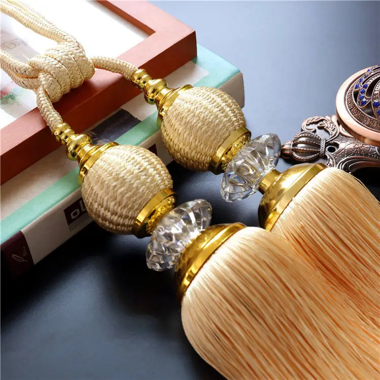 Multi Color Optional 82cm Decorative Curtain tassels High Quality