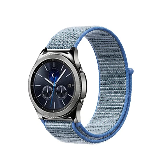 22 мм 20 мм для samsung gear sport S2 S3 Frontier классический ремешок huami amazfit ремешок Bip huawei GT 2 galaxy watch active 42 мм 46 мм - Цвет ремешка: Sky blue