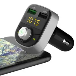 QC 3,0 Быстрый Зарядное устройство Bluetooth Car Kit MP3 плеер Авто Радио Fm передатчик модулятор Handsfree USB для телефона автомобильный комплект