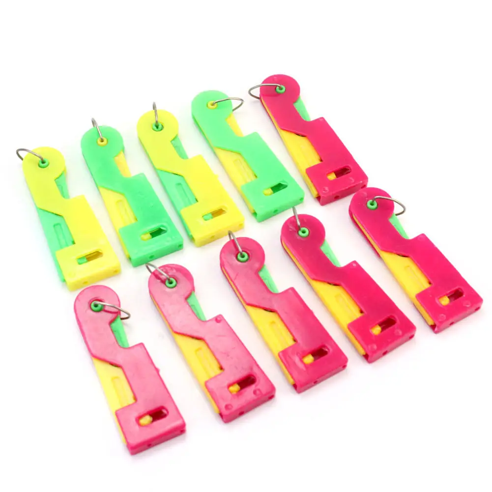 

10 Pcs Automatic Needle Threader Sewing Pins Thread Guide Device Accessories Practical Tool for Elderly