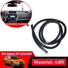 Авто-Стайлинг резиновые авто анти-звуконепроницаемые не пропускающие шума пылезащитный приборной панели автомобиля Лобовое стекло герметизация стекла полосы для Subaru XV лес