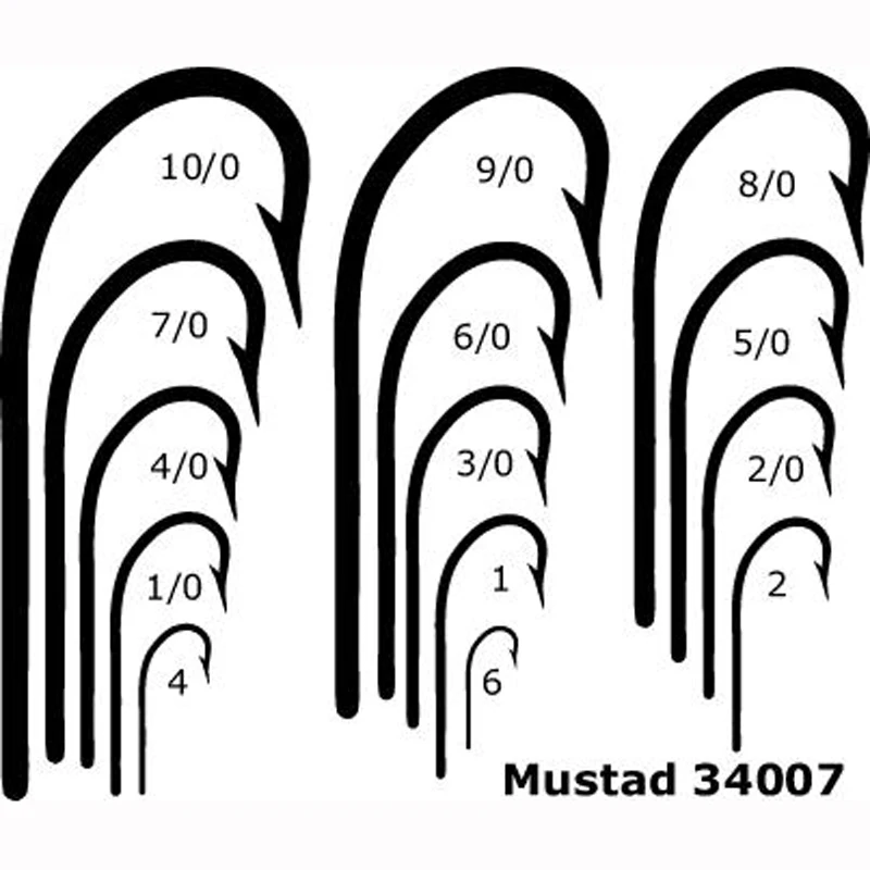 CN04 4/0 80 шт. Mustad рыболовный крючок из нержавеющей стали О 'Шонесси рыболовный крючок крючки для рыбалки