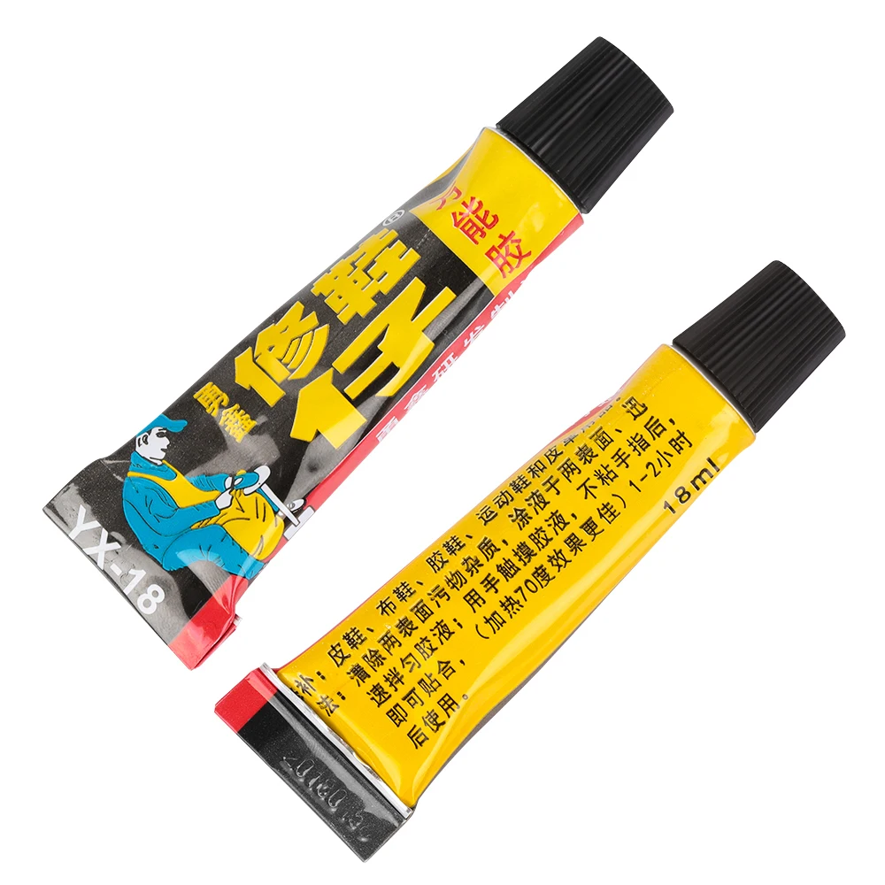 18ml Super Adhesive Repair Glue For Shoe Leather Rubber Canvas Tube