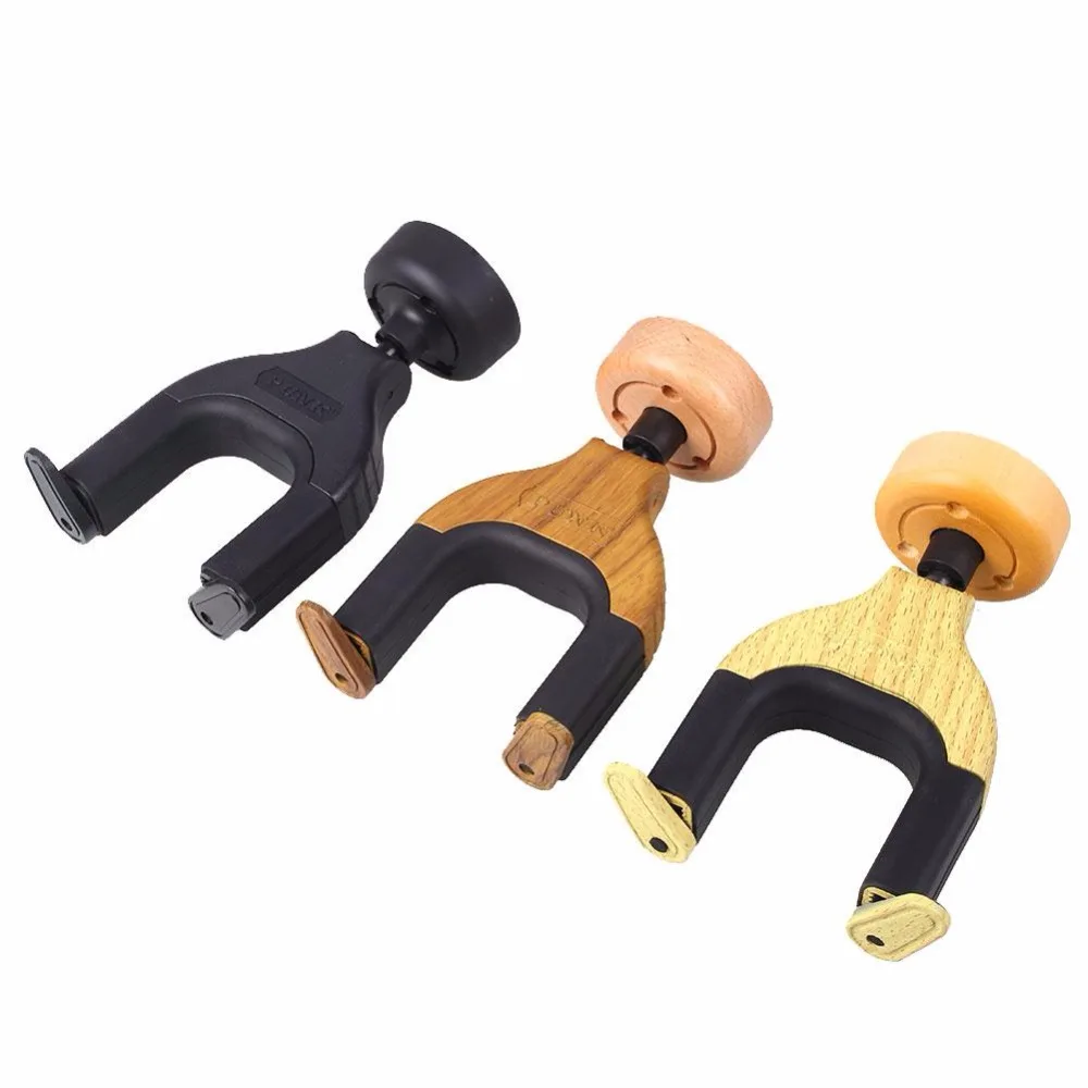 

Wall Mount Guitar Hanger Hook Holder Keeper Auto Grip System Lock Round Base for Electric Acoustic Guitars String Instrument