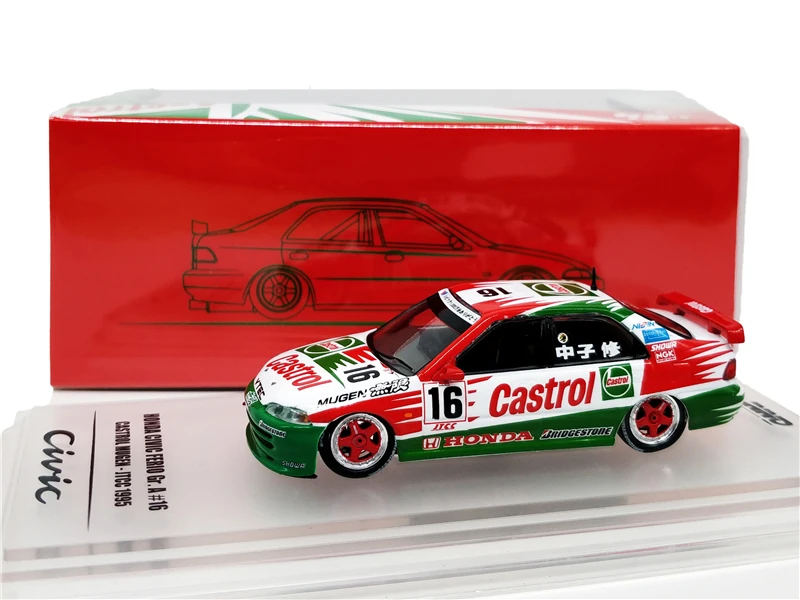 1: 64 INNO64 Honda Civic Ferio Gr.#16 гонки литья под давлением модель автомобиля