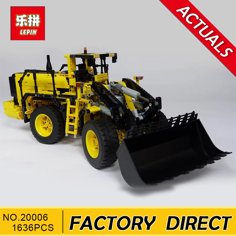 

Lepin 20006 technic series The L350F wheel loader Model Building Kit Blocks Bricks Educational Kids Toys Compatible with 42030