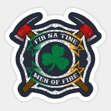 1 шт. Fir na Tine-Irish пожарный стикер ПВХ для ноутбука мото скейтборд багаж гитара мебель ПВХ наклейка