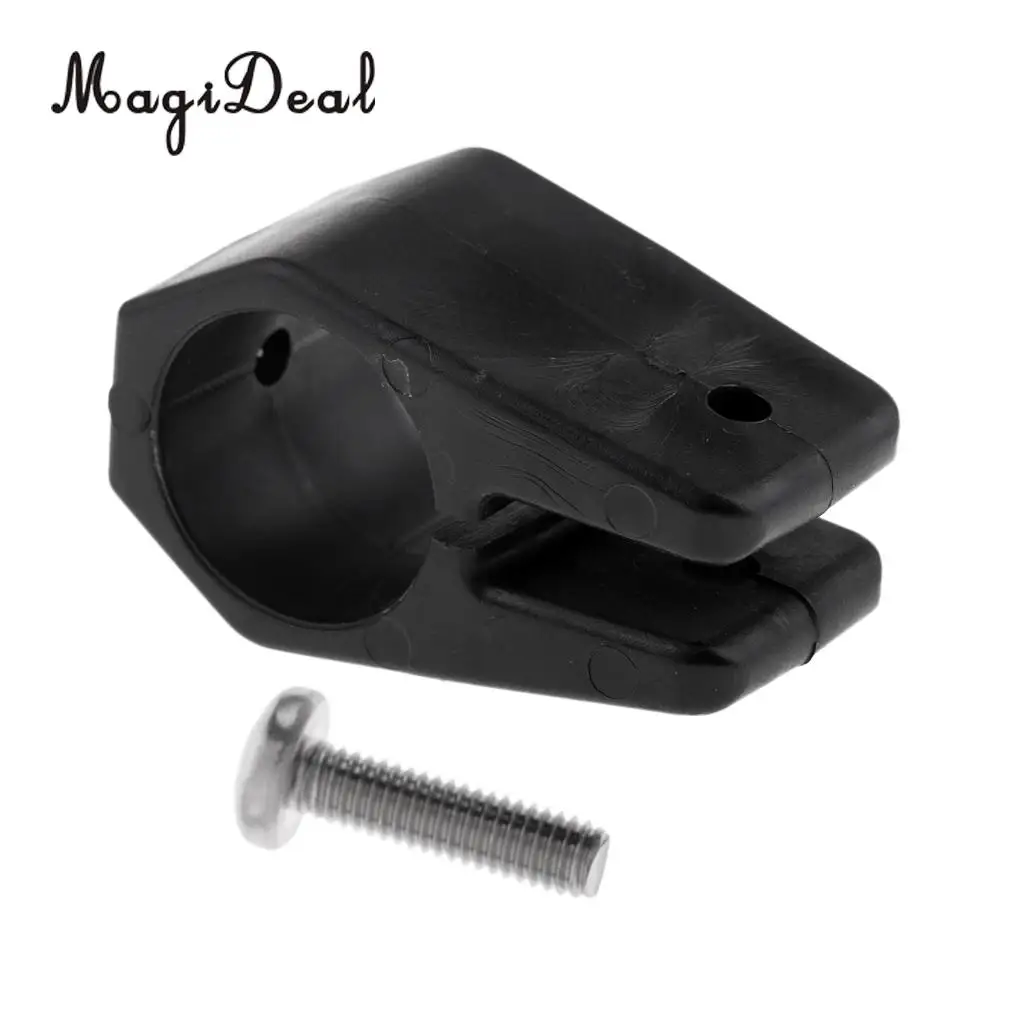 MagiDeal Durable Heavy Duty Bimini Top Fitting Harware Black Nylon Jaw Slide 1' for Marine Fishing Boat Canopy Dinghy Rail Acce