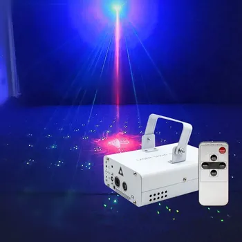 

2 Lens 40 Patterns Stage Laser Lighting Remote Control Laser Projector Lamp LED Stage Party DJ Disco KTV Party Stage Lamp