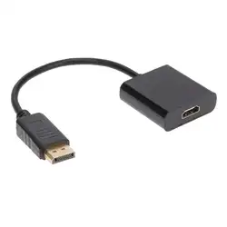 DP DisplayPort, HDMI, аудио-видео конвертер Кабель-адаптер мужчин и женщин Поддержка 1080 P для компьютера на HDTV Мониторы проектор