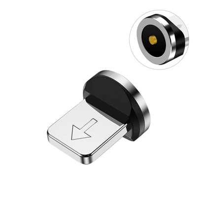 GREENPORT 1-й Магнитный штекер для iphone type C Micro usb кабель для зарядки мобильного телефона для samsung galaxy note 9 Магнитный штекер - Цвет: For IOS Plug