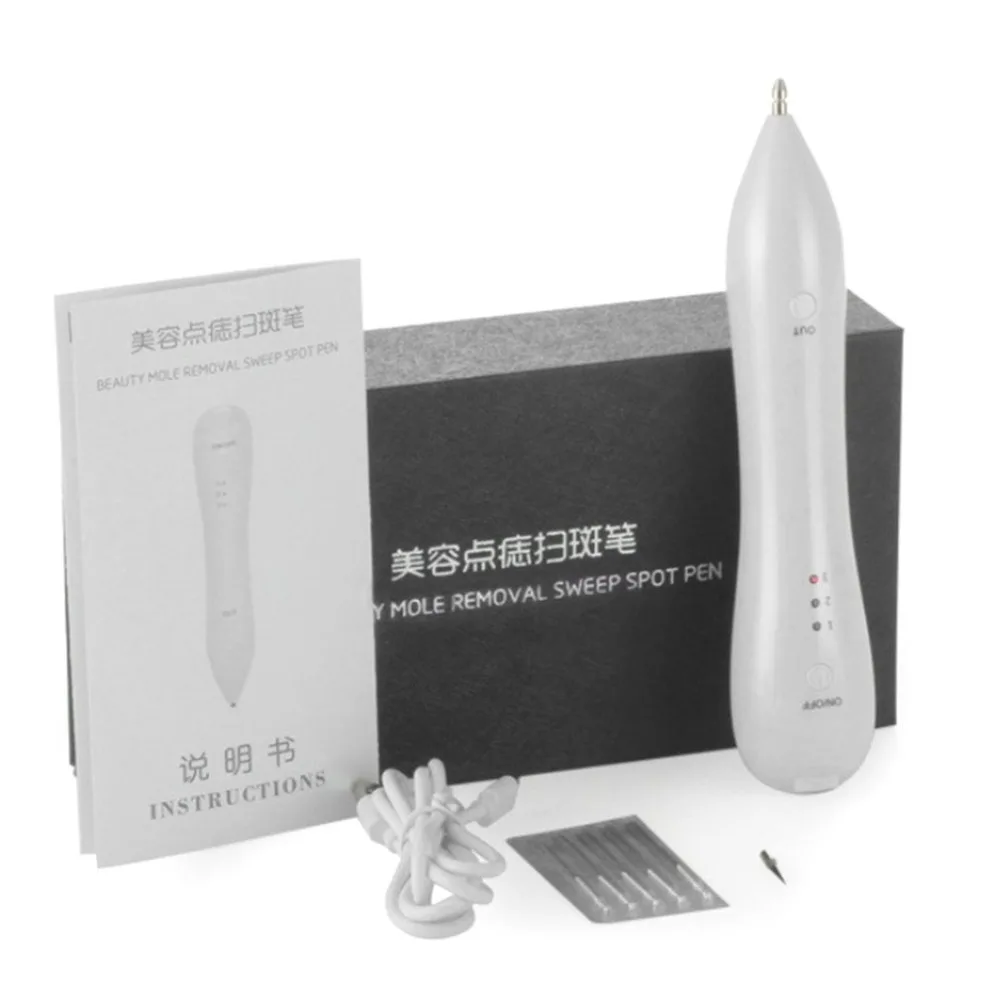 

1 Set Professional Dot Mole Removal Pen with 3 Modes For Face Skin Spot Freckle Removal Home Use Beauty Instrument Device 2018