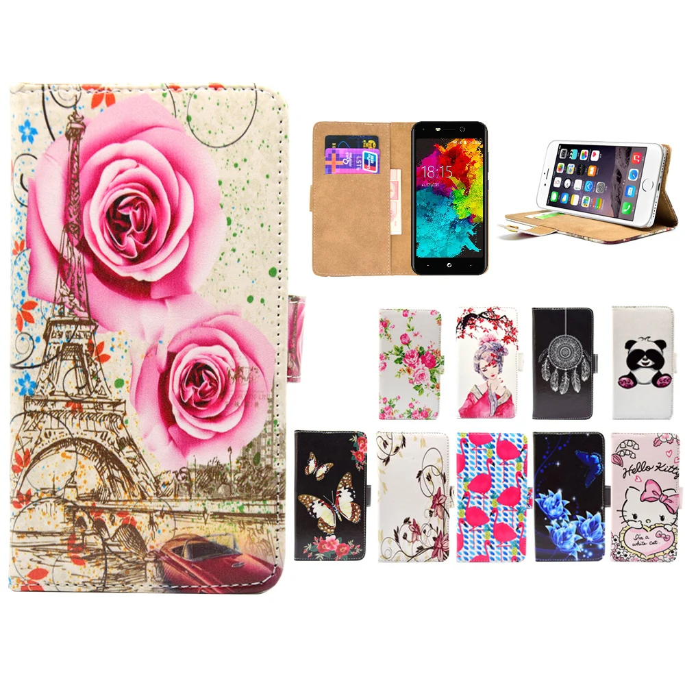 

LIHAIJUN 3C Higt quality Cartoon Flip pu leather Phone Cases Cover For BQ BQ-5008L Brave