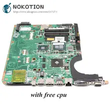 NOKOTION 580976-001 600816-001 DA0UP6MB6F0 для Hp pavilion DV6 DV6-2100 материнская плата для ноутбука PM55 DDR3 GT210M GPU Бесплатный процессор