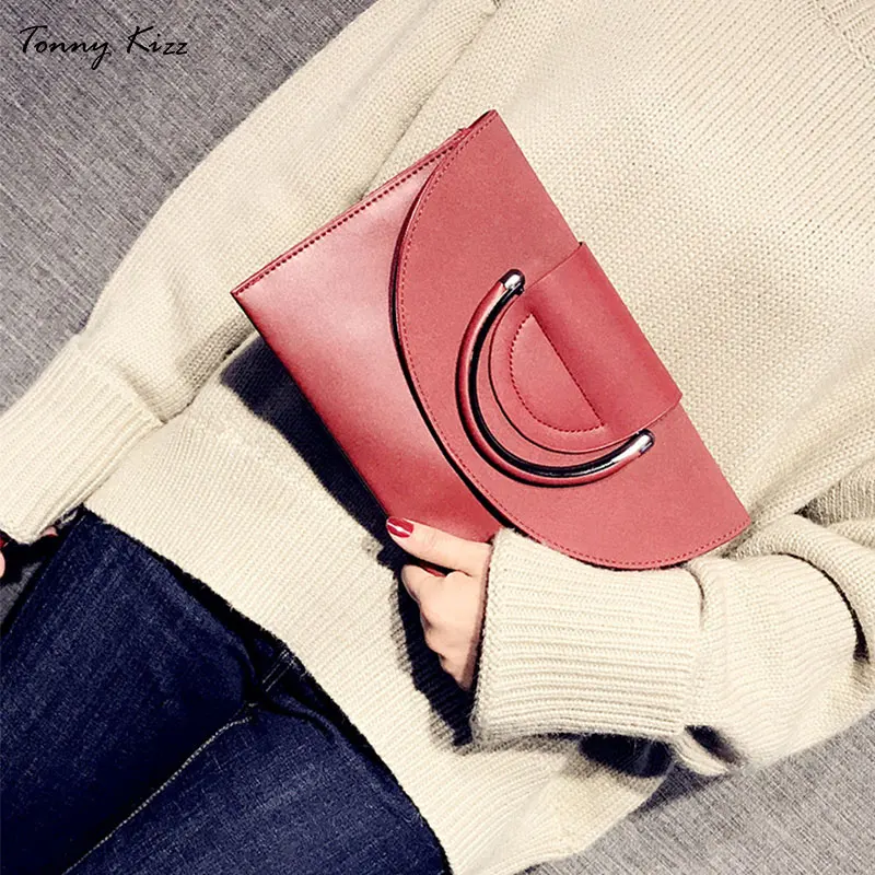 طوني Kizz ماتي جلدية حقائب النساء حقائب مصمم الإناث crossbody حقائب السيدات اليد حقائب كتف سلسلة مخلب جديد