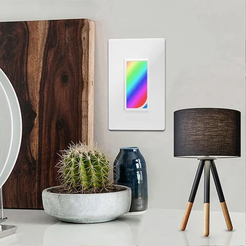 

Wifi Wall RGB LED Scene Light Smart Light Switch 1200 Colors 2W RGB Scene Light Color Changing work with alexa google assistant