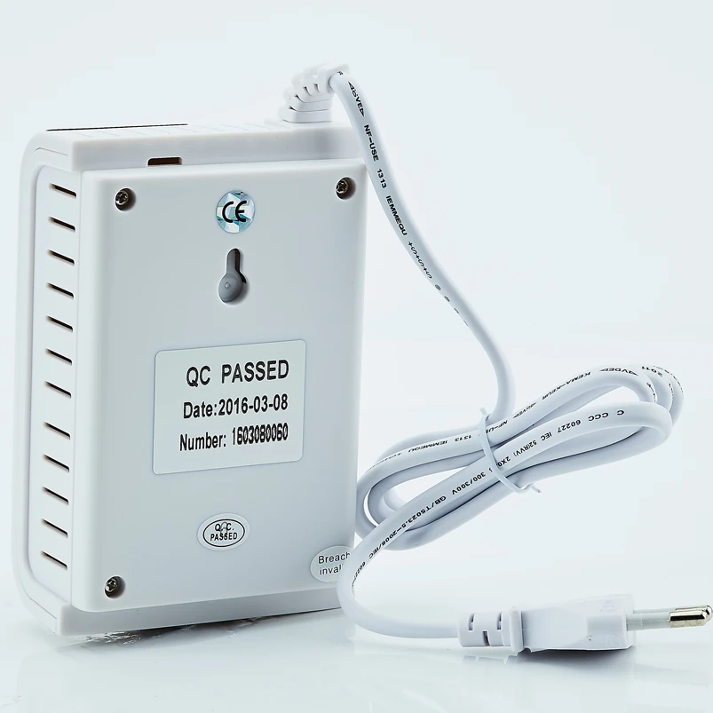 Goedkoop Draadloze Brandbaar Gas CO Detector Sensor 433 MHz US 110 V EU 220 V Selecteerbare Standaard 220 V, gratis verzending
