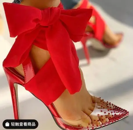 

Sandals Women Buckle Strap Summer Sexy High Heel Party Shoes Sandalie Drop-shipping Ladies Sandal