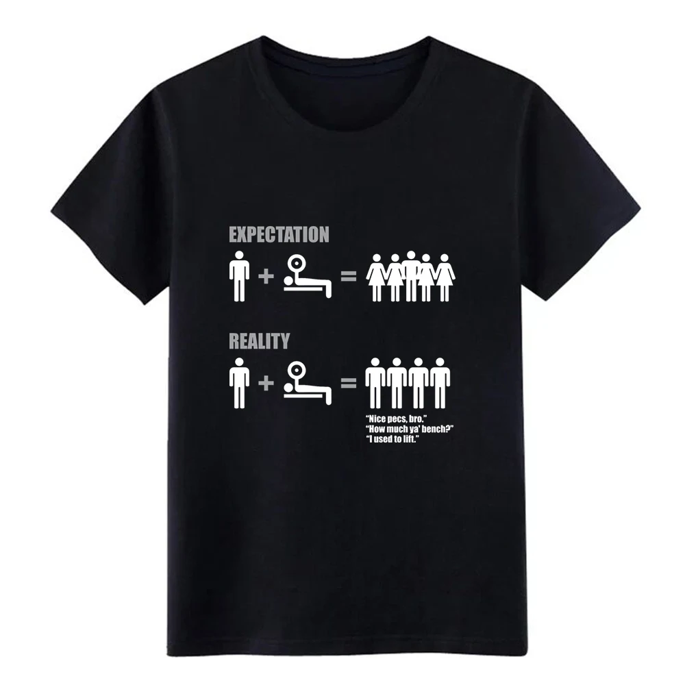 

Meme Bodybuilding Expectation vs Reality (Gym Meme) t shirt Designing tee shirt O Neck Kawaii Famous Comfortable Natural shirt