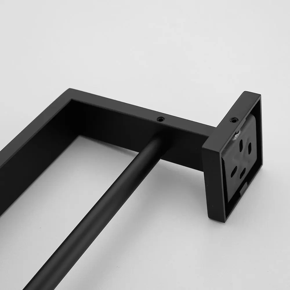 Tuggui Anneau de Serviette en Acier Inoxydable SUS 304 Noir Mat pour Salle de Bain Tuggui Anneau de Serviette en Acier Inoxydable SUS 304 Noir Mat pour Salle de Bain