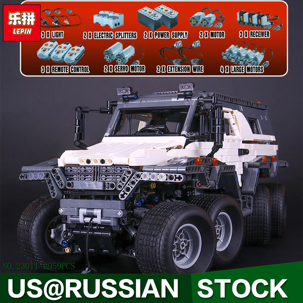 

2017 New LEPIN 23011 2959 Pcs Technic Series Off-road vehicle Model Building Kits Block Bricks Compatible Toys