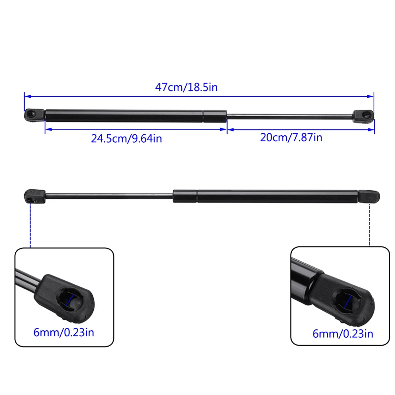 Металлическая стойка для капота 1 пара передних подъемников Hyundai Santa Fe|Наборы и