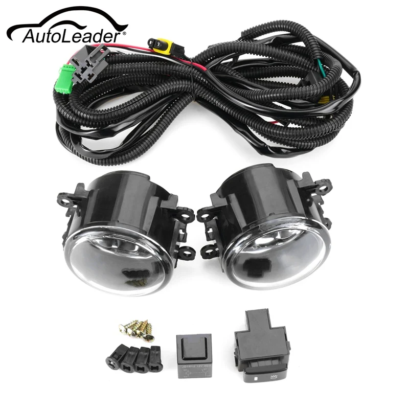 Pair Front Fog Lights w Wiring H11 Bulbs For Suzuki SX4 2006 2012 Grand Vitara 2006