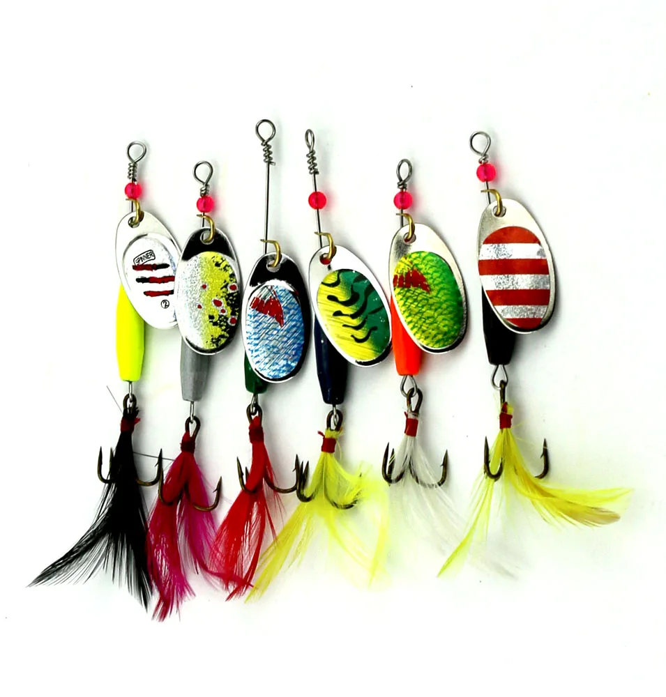 24 different models artificial fly fishing hook fishing spoon lures spinner and trolling laser 0