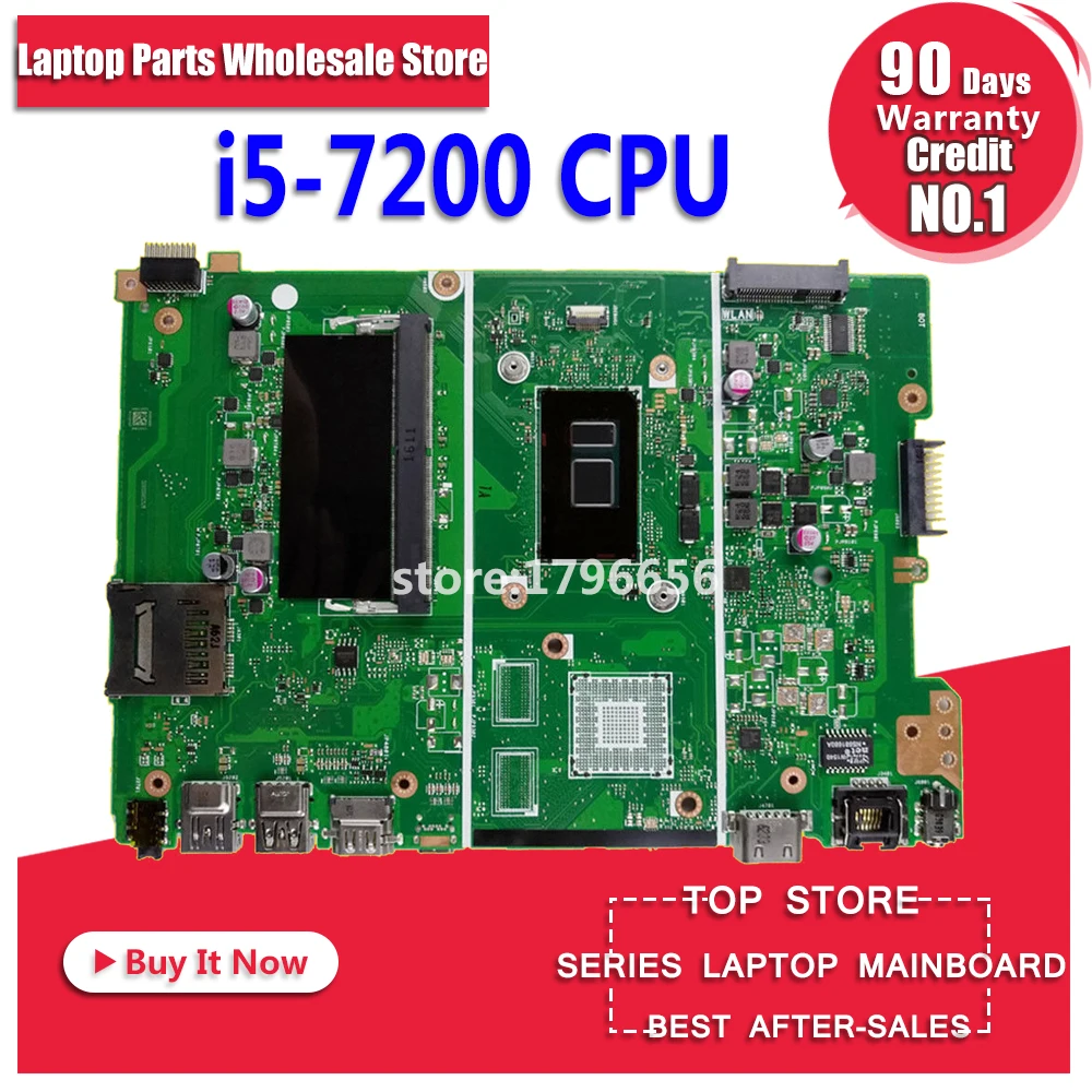  X441UA Motherboard with 4G RAM i5-7200 For ASUS X441UV X441U F441U A441U X441UR Laptop Mainboard Mo
