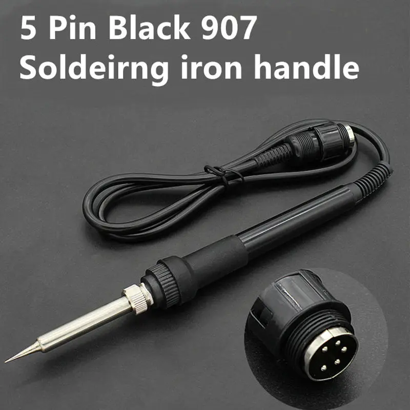 soldering irons & stations 5pin Hot Soldering station iron handle 24V For HAKKO 907 ESD 936 937 928 926 station inverter welder