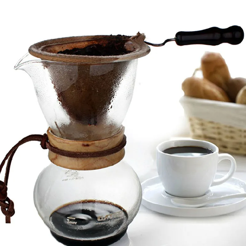 Coffeeware Accessories 480ml Glass Coffee Percolators Coffee Maker Set