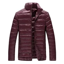 7XL6XLwinter weiße ente daunenjacke männer 90% inhalt von ultra-dünnen ultra-light langärmelige jacke größe solide kostenloser versand