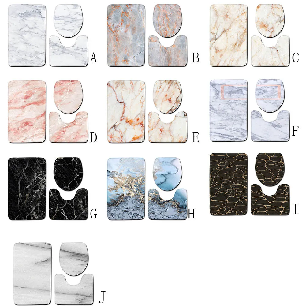 Нескользящий мягкий чехол для унитаза 3 шт. аксессуары ванной комнаты кухонные