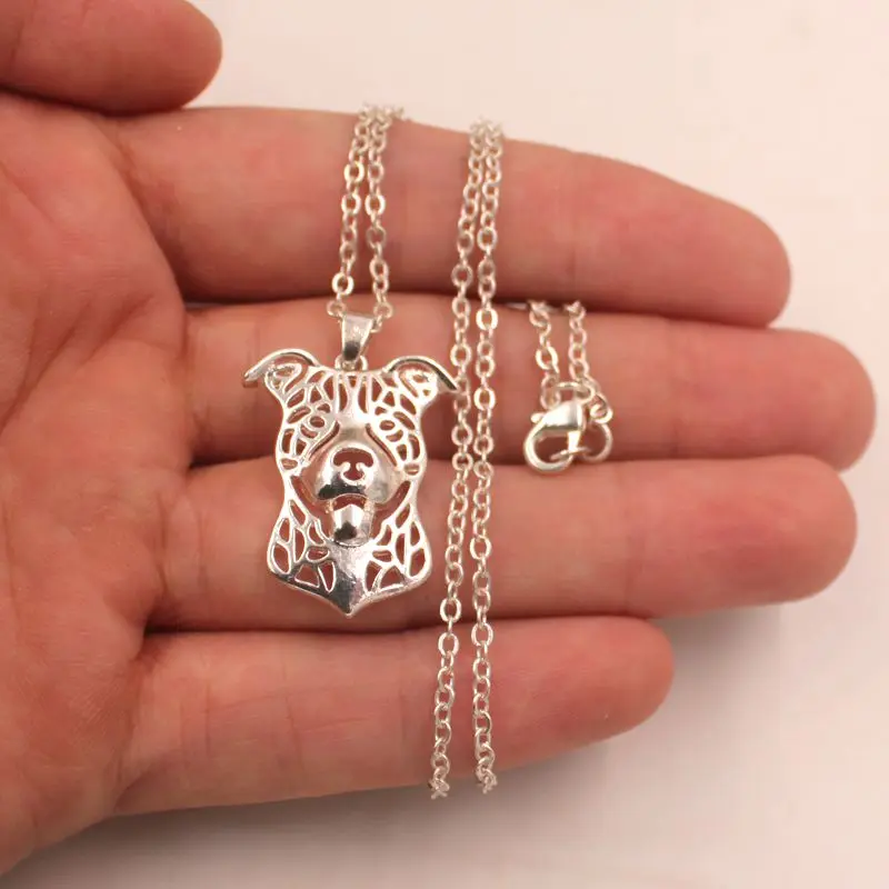 Mdogm милый питбул собака Ювелирные наборы ожерелье Висячие серьги кулон подарок