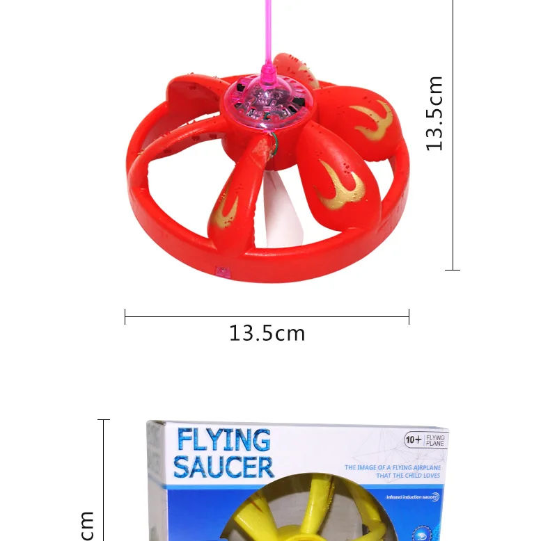Новое поступление подвесной самолет чувствовать себя Творческий смарт НЛО летающая тарелка Мини самолета индукции вертолет Drone детские