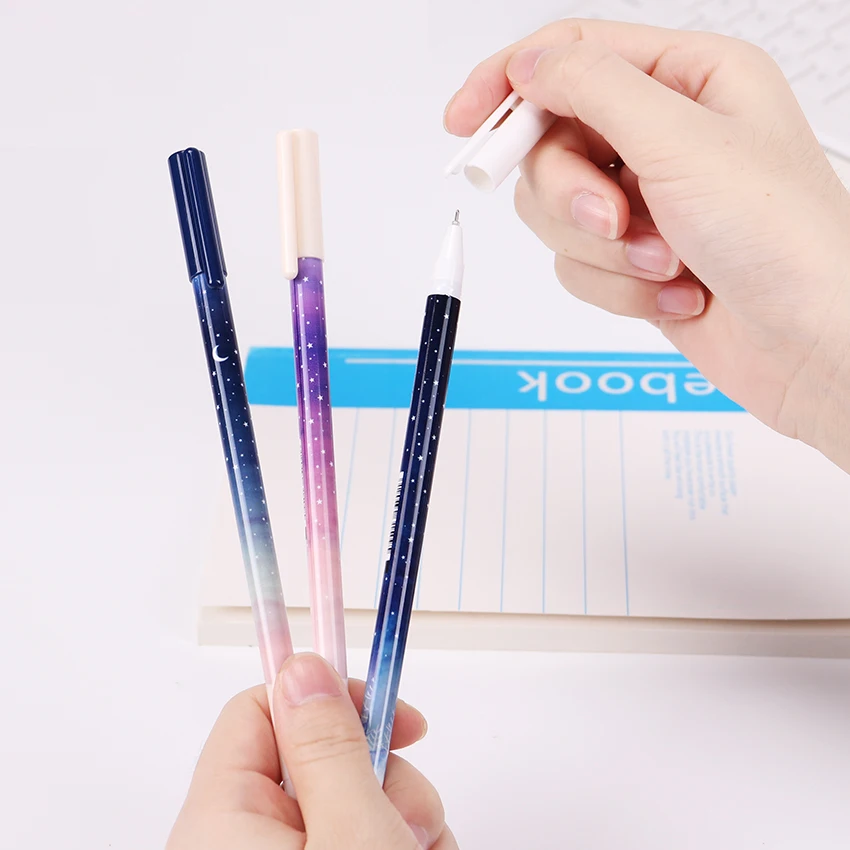 

Fantastic Galaxy Star Sky Gel Pen Signing Pen Writing Tool School Office Supply Student Stationery