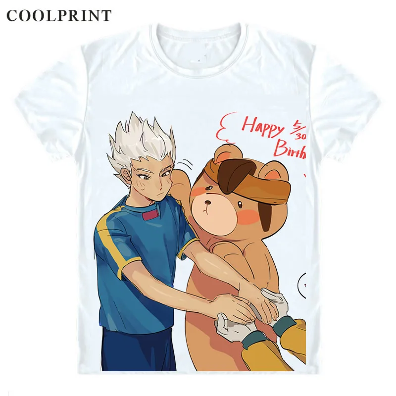 Футболка Coolprint Gouenji Shuuya футболка Inazuma Raimon Eleven Japan мужская повседневная премиум