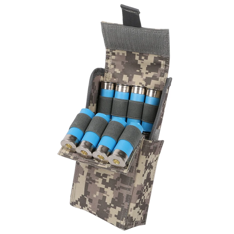 

Newest Hunting Ammo Bags Molle 25 Round 12GA 12 Gauge Ammo Shells Shotgun Reload Magazine Pouches