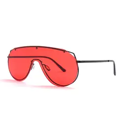 Модные Одна деталь солнцезащитные очки Для женщин солнцезащитные очки Для мужчин Винтаж дамы очки UV400 очки Óculos оттенки 22076DF
