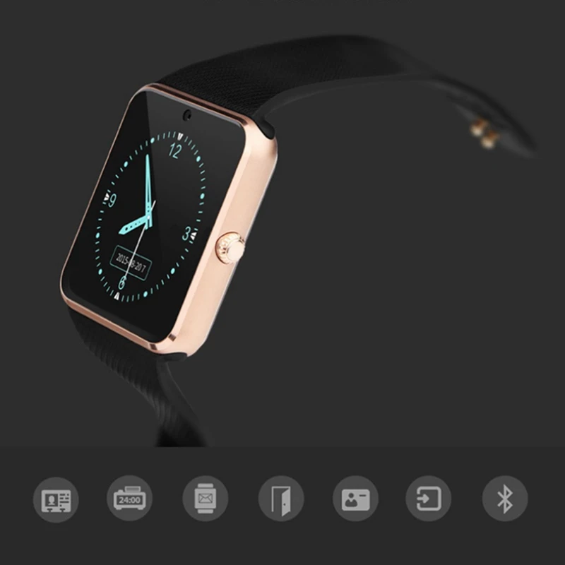 Bluetooth Смарт часы Smartwatch сенсорный экран Bluetooth Смарт-часы с камерой Смарт-часы с sim-картой TF