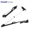 GIYO Bicycle Pump 140PSI Gauge Bike Portable Hand Floor Air Inflator Foot Pedal 360 Rotatable Longer Hose Presta Schrader GM-71 ► Photo 2/5