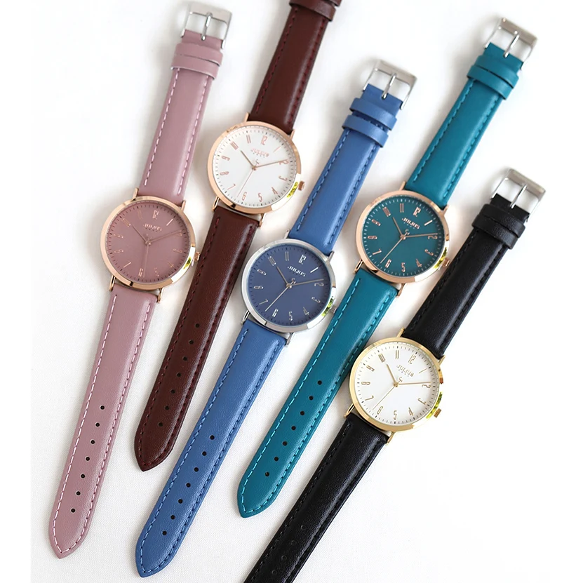 Top Julius Lady Women's Watch Japan Quartz Fine Fashion Hours Clock Dress Bracelet Leather School Girl Birthday Gift No Box 4