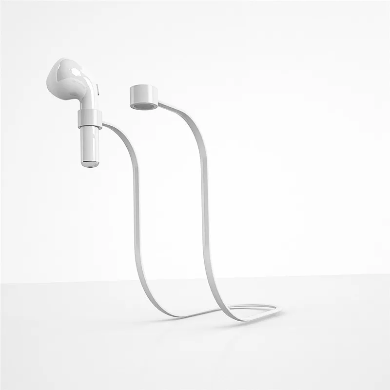 [Наборы аксессуаров] силиконовый держатель против потери для AirPods портативный