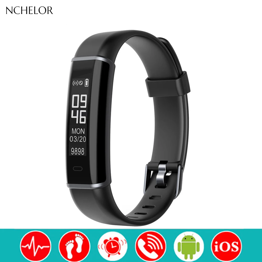 

Step count smart watch Heart rate Colorful IP67 waterproof wrist watches for women men Multi-language with Retail box