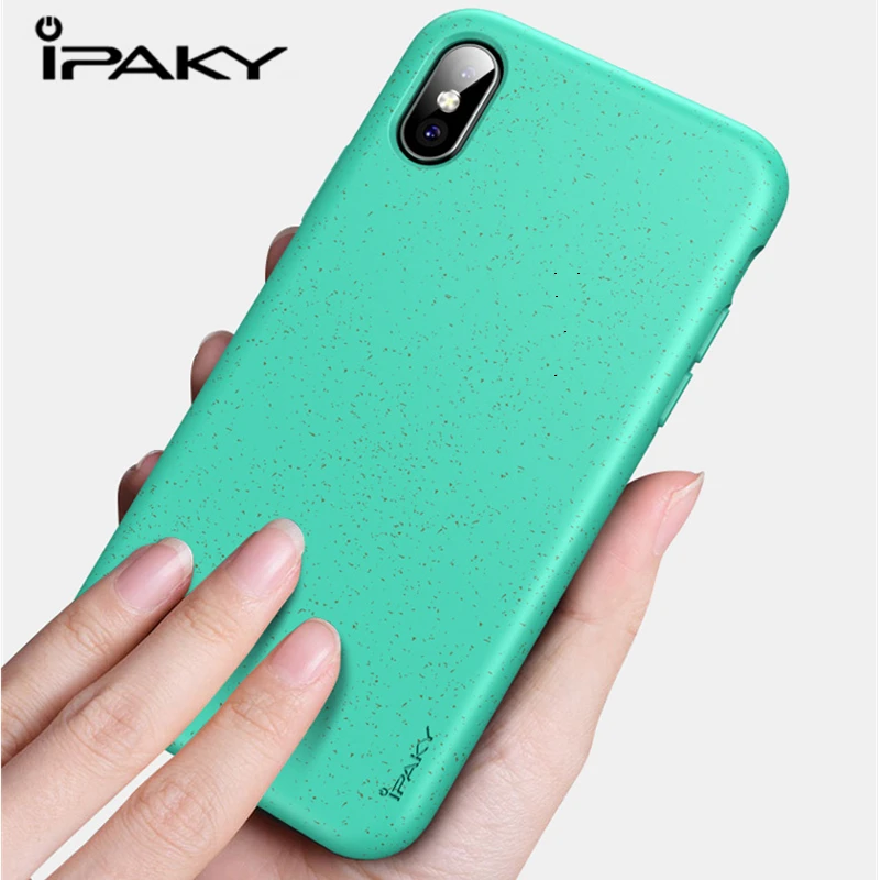 Оригинальный цветной жидкий силиконовый Чехол IPAKY для Iphone 7 8 plus чехлы с полной